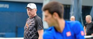 Neue Ziele: Boris Becker (links) und Novak Djokovic.