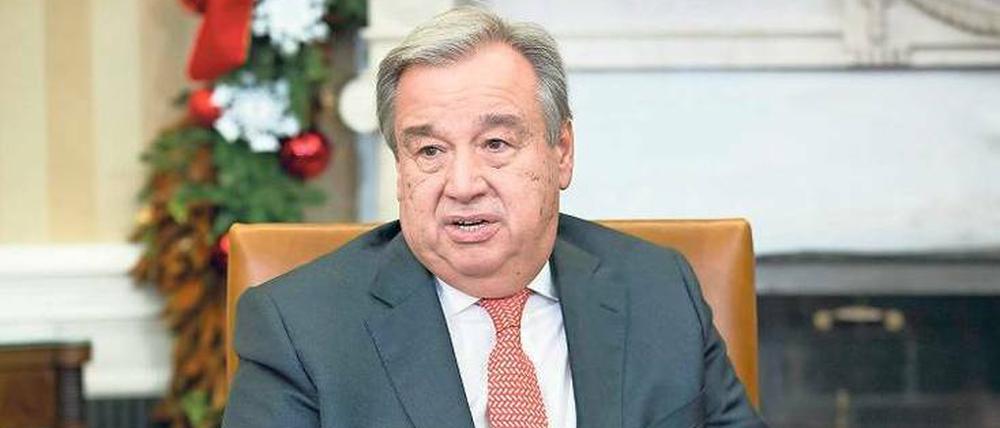 Der 67-Jährige war Premierminister Portugals und UN-Flüchtlingskommissar.