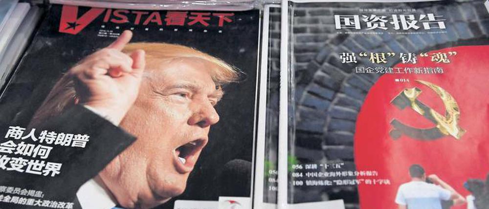 Chinas Zeitungen bezeichnen die außenpolitischen Kenntnisse Donald Trumps als „sehr oberflächlich“.