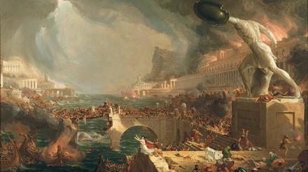 Thomas Cole: "Weg des Imperiums - Vernichtung" (1836).