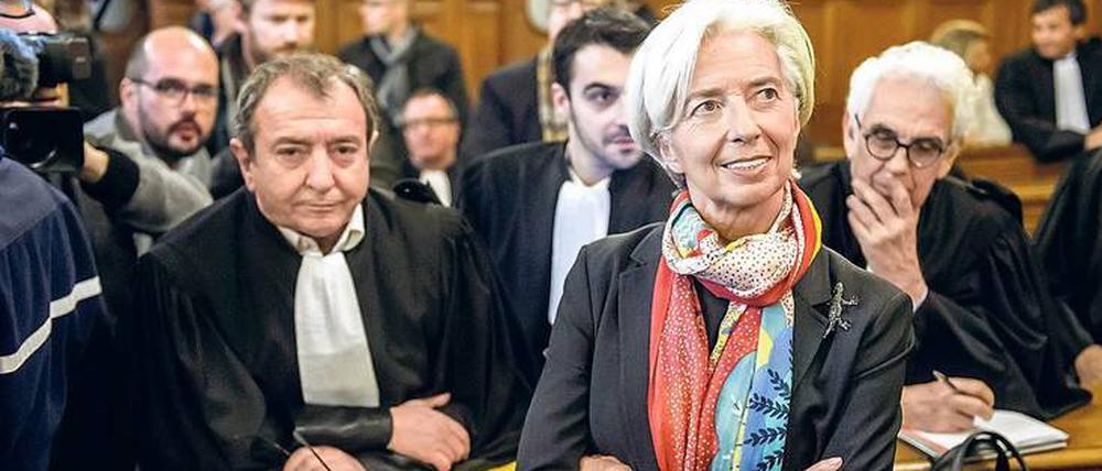 Siegessicher. IWF-Chefin Lagarde zeigte sich vor Gericht selbstbewusst.