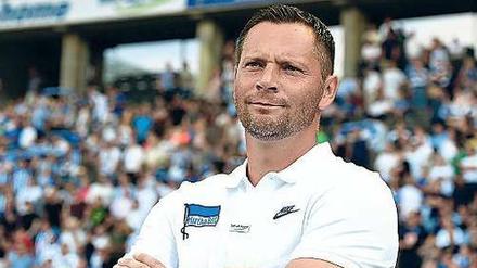 Wucht am Rand. Trainer Pal Dardai steht für Haltung und Fleiß.
