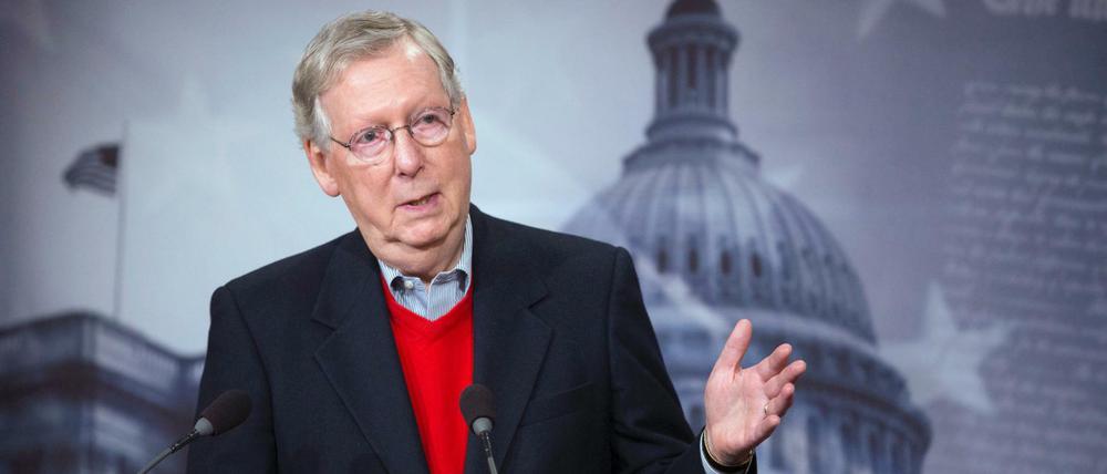 Der republikanische Mehrheitsführer im Senat, Mitch McConnell, will das Ausmaß russischer Wahlbeeinflussung untersuchen lassen. 