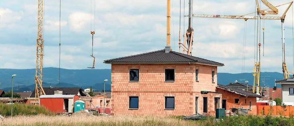 Baustelle. In Deutschland fehlen derzeit rund eine Million Wohnungen. In diesem Jahr werden voraussichtlich etwa 300 000 fertiggestellt.