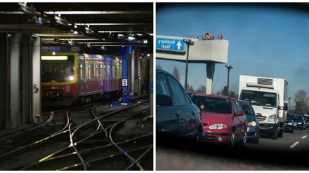 Probleme gab es am Morgen sowohl im Nord-Süd-Tunnel als auch den Autobahnen.