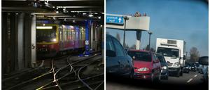 Probleme gab es am Morgen sowohl im Nord-Süd-Tunnel als auch den Autobahnen.