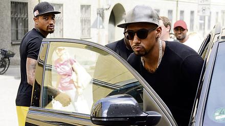Jerome (r.) und sein Halbbruder Kevin Prince Boateng.