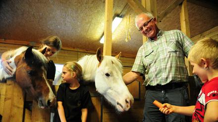 Die Kinderfarm in Wedding, hier bei der Aktion Saubere Sache 2012.