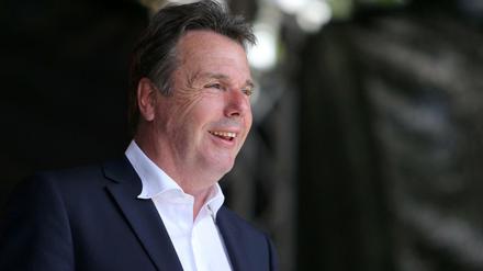 Noch kann er lachen: Heribert Bruchhagen wird Vorstandschef beim HSV.