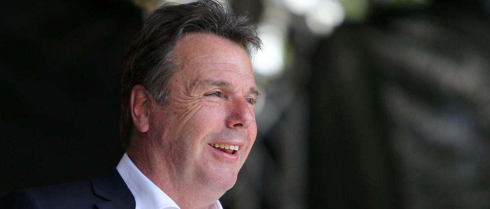 Noch kann er lachen: Heribert Bruchhagen wird Vorstandschef beim HSV.