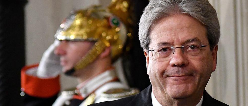 Italiens neuer Ministerpräsident Paolo Gentiloni. 