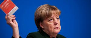 Die CDU-Bundesvorsitzende und Bundeskanzlerin Angela Merkel.