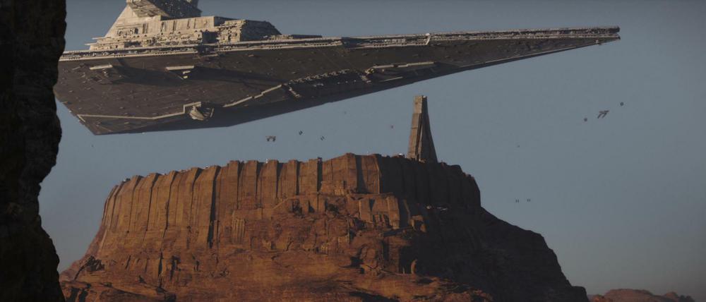 In dem neuen Star-Wars-Kapitel "Rogue One" suchen die Rebellen die Pläne des Todessterns.