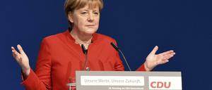 Bundeskanzlerin Angela Merkel hat am 5. Dezember den 29. Parteitag der CDU in der Grugahalle in Essen eröffnet. 