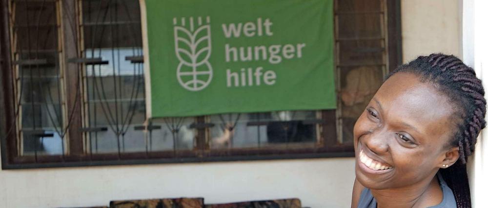 Fluchtpunkt. Das Büro der Welthungerhilfe in Banguí ist derzeit auch das Zuhause von Wylmyne Dumorne. Die Sicherheitslage lässt nichts anderes zu.