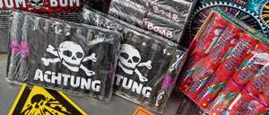 Beschlagnahmtes Silvester-Feuerwerk aus Polen.