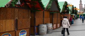 Der Weihnachtsmarkt in Ludwigshafen.