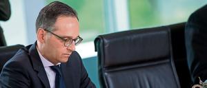 Am Kabinettstisch: Bundesjustizminister Heiko Maas (SPD) muss seine Kollegen noch von der Reform überzeugen. 