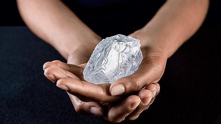 Rares Exemplar. Der "Lesedi la Rona"-Diamant gehört zu den größten, die jemals gefunden wurden.