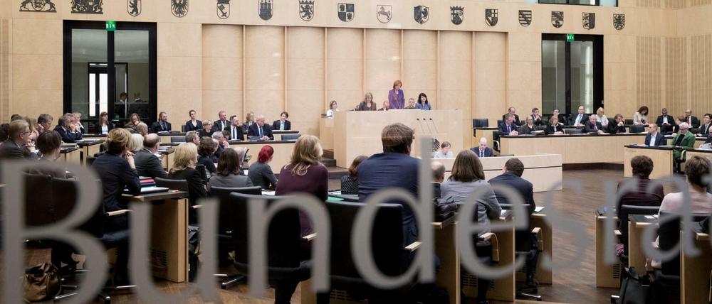 Das Plenum des Bundesrats. 
