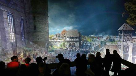 Das Panorama "Luther 1517" des Künstlers Yadegar Asisi thematisiert die Epoche der Reformation.