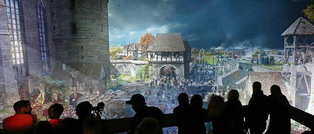 Das Panorama "Luther 1517" des Künstlers Yadegar Asisi thematisiert die Epoche der Reformation.