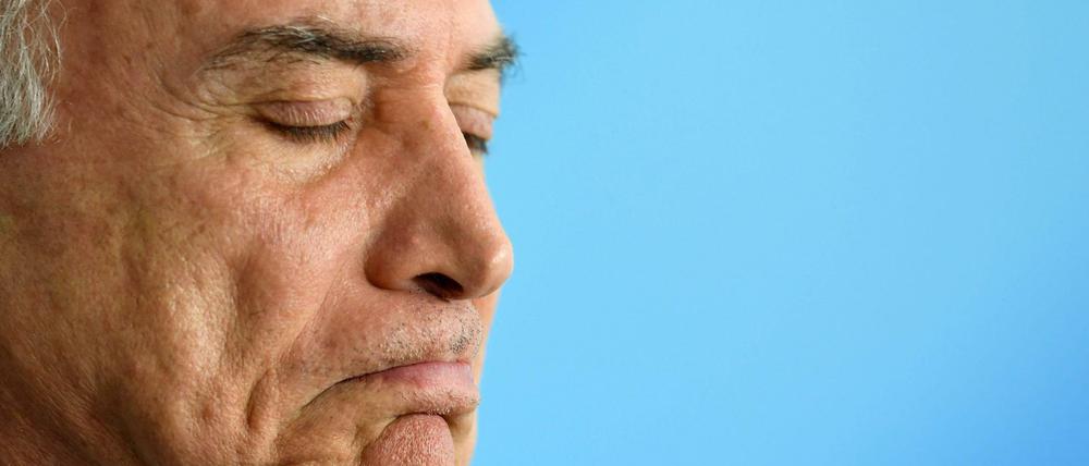 Schwere Vorwürfe: Brasiliens Präsident Michel Temer soll Bestechungsgelder angenommen haben.