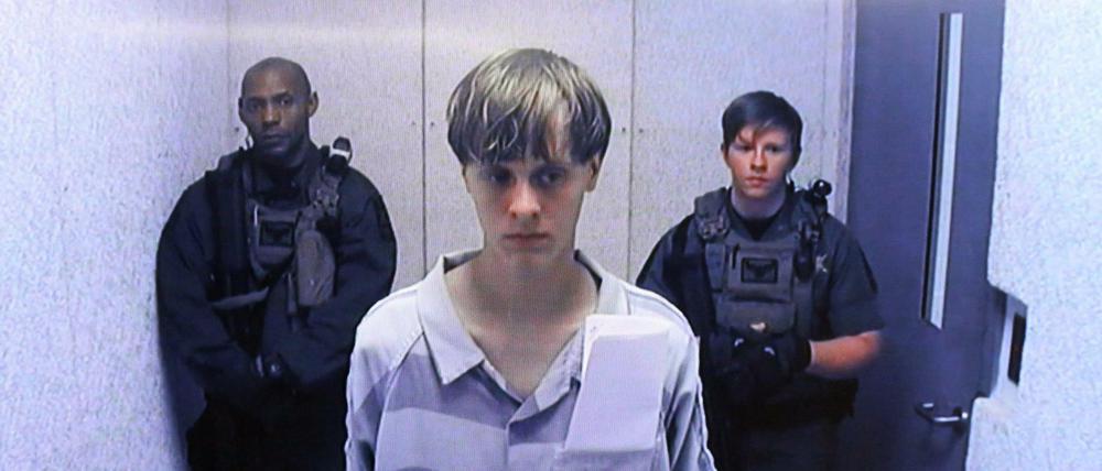 Dylann Roof wurde wegen der Tötung von neun Menschen in einer Kirche für schuldig erklärt.