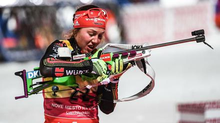Laura Dahlmeier bleibt souveräne Führende im Gesamtweltcup.