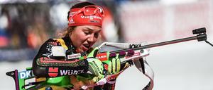 Laura Dahlmeier bleibt souveräne Führende im Gesamtweltcup.