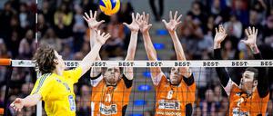 Enge Kiste. Die Volleys verloren jeden Satz knapp.