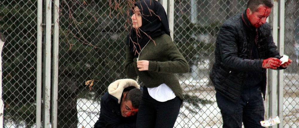 Bei dem Anschlag am Samstagmorgen starben in der Türkei mindestens 13 Menschen, 55 weitere wurden verletzt.