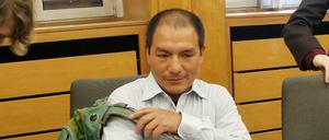 Der peruanische Bauer Saúl Luciano Lliuya im Landgericht Essen.