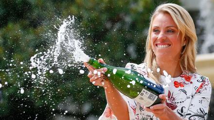 Ein Jahr, das sprudelt. Angelique Kerber war 2016 nicht zu stoppen.