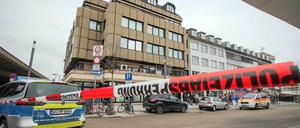 Tatort in Marburg: In einer Arztpraxis fielen Schüsse. 