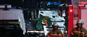 Dieser LKW wurde in den Weihnachtsmarkt am Breitscheidplatz gesteuert.