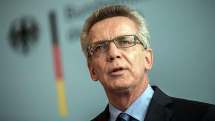 Bundesinnenminister Thomas de Maizière (Archivbild).