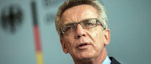 Bundesinnenminister Thomas de Maizière (Archivbild).