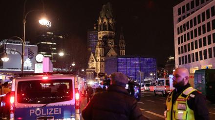Das Gebiet rund um den Breitscheidplatz ist weiträumig abgeriegelt.