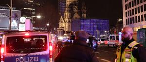 Das Gebiet rund um den Breitscheidplatz ist weiträumig abgeriegelt.
