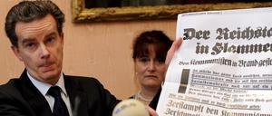 Streit um Beschlagnahme von "Zeitungszeugen" : Peter McGee