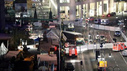 Der Tatort, gesehen vom Europa-Center 