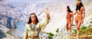 Das Original. Pierre Brice als Winnetou am Pueblo Plateau. RTL sendet an Weihnachten die Neuverfilmung. 