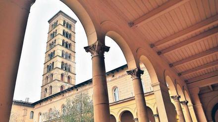 Nach dem Hauptgebäude des Potsdamer Friedenskirche soll auch der Campaniele saniert werden.