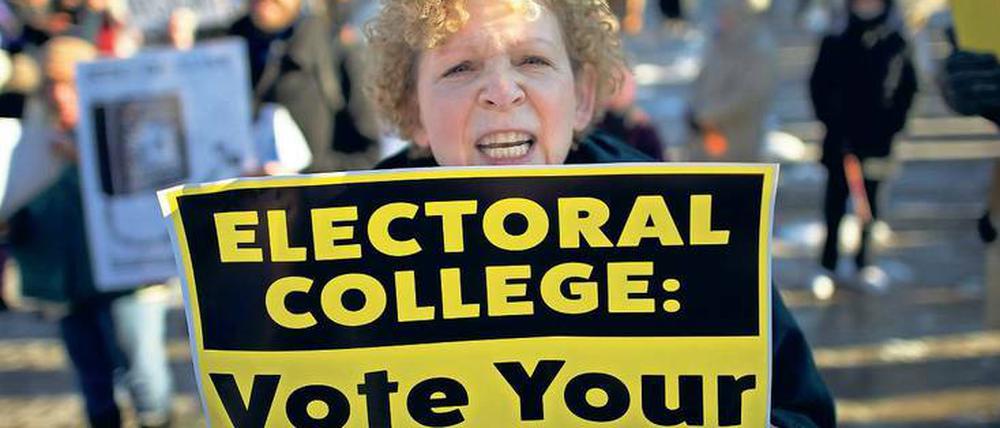 Ruf nach Reform des Wahlmännersystems.