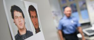 Fahndungsfotos des im Zusammenhang mit dem Terroranschlag von Berlin gesuchten Tunesiers Anis Amri.
