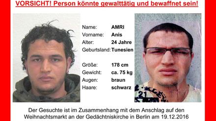 Das Fahndungsplakat des Bundeskriminalamtes. 