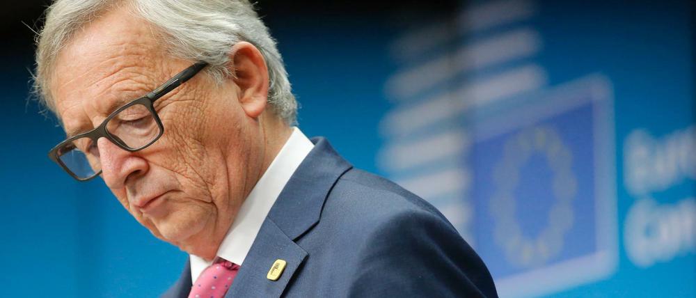 EU-Kommissionschef Jean-Claude Juncker beim letzten EU-Gipfel Mitte des Monats.