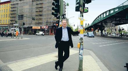 Als Bezirkspolitiker wollte der Verkehrsstaatssekretär Kirchner (Grüne) die Allee fußgänger- und radlerfreundlicher gestalten.