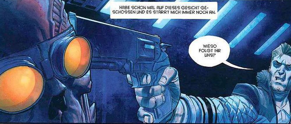 Rätselhafte Welt: Eine Seite aus dem zweiten "Drifter"-Sammelband.